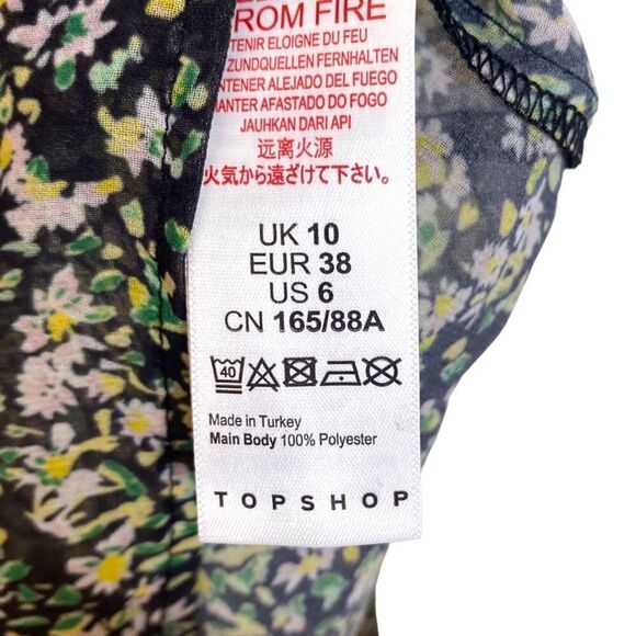 Nwt Topshop Ruffle Detail Blouse - Picture 13 of 15